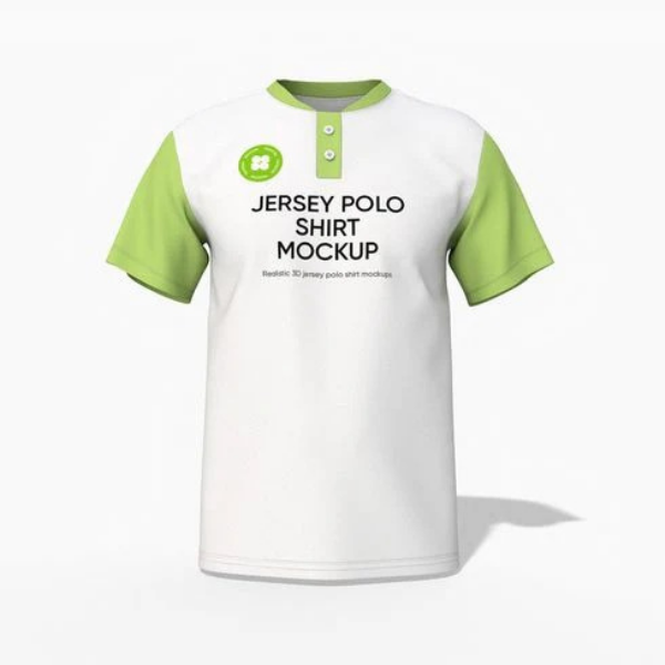 Jersey polo shirt