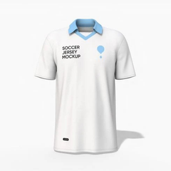 Soccer jersey polo shirt