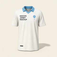Soccer jersey polo shirt