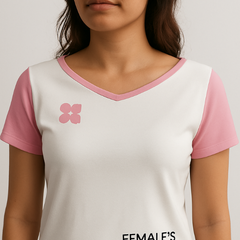 Female's v-neck t-shirt