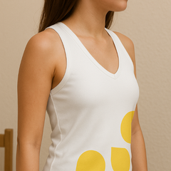 V neck tank top