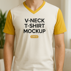 V-neck t shirt